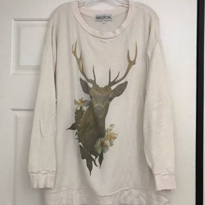Wildfox Roadtrip/sweater dress. Forest friend deer
